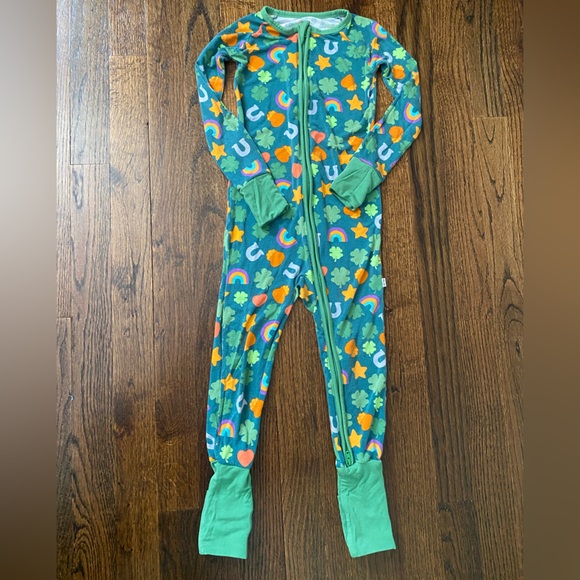 Little Sleepies Other - Little Sleepies PJs 3T unisex gender neutral toddler St. Patrick's One-Piece